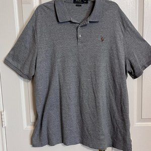 Ralph Lauren SS POLO Medium Grey Shirt - 2X - Classic Fit